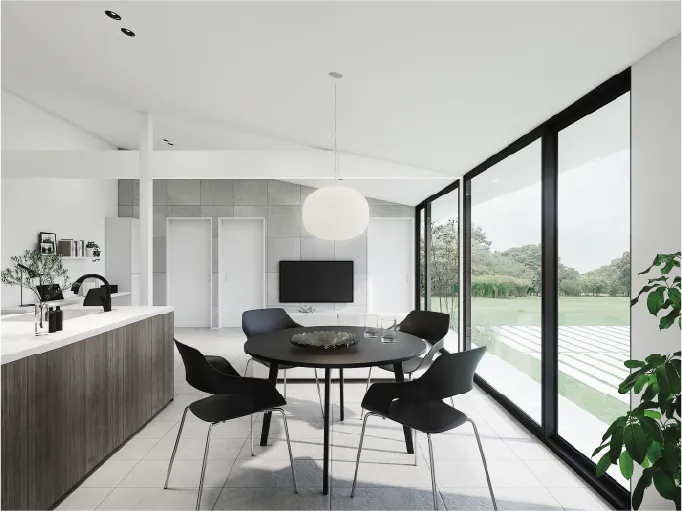 外観・内観デザインの豊富なバリエーション